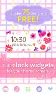 Cute Clock Widget 2 screenshot 0