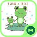 Wallpaper Friendly Frogs Tema