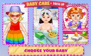 宝贝护理及儿童装扮游戏 screenshot 1