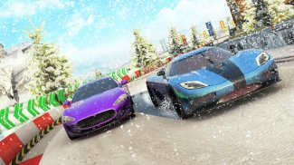 Extreme Snow Car Speed Racer Drift screenshot 1