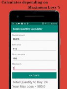 Stock Quantity Calculator screenshot 8