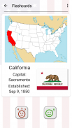 50 Estados dos EUA, suas mapas e capitais - Teste screenshot 1
