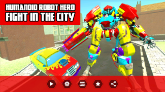 Humanoid Robot Hero City Fight screenshot 5