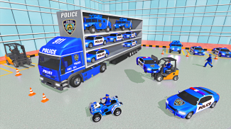 Police Vehicle Cargo Truck Sim screenshot 5