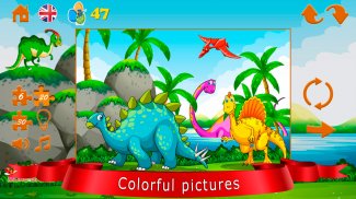 Quebra-cabeças de dinossauros screenshot 1