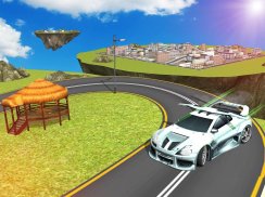 Flying Car Parking 3d games. screenshot 2