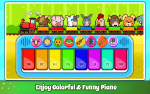 Baby Piano Games & Musik untuk Anak-Anak Gratis screenshot 1