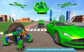 Spider Wheel Robot Car Game 3d screenshot 2