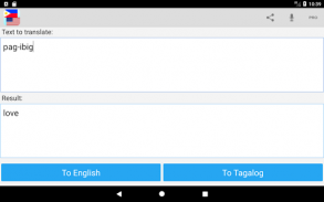 Tagalog English Translator screenshot 6