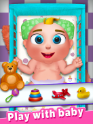 Newborn Care & Babysitting: Pregnant Mommy Games screenshot 0