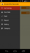 Simple Bills Reminder screenshot 0