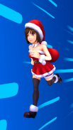 Subway Santa Princess Runner screenshot 1