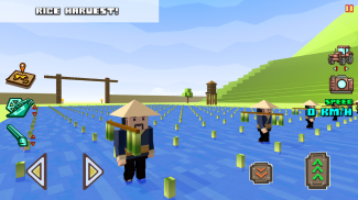 Blocky Farm Racing & Simulator - fazenda screenshot 4