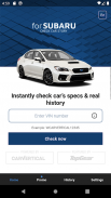 Check Car History for Subaru screenshot 1