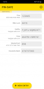 PIN-SAFE - offline data safe screenshot 1
