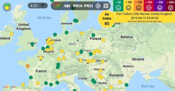 Smog Map screenshot 1