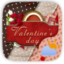 Valentine's Day Weather Widget