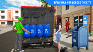 leite caminhão Entrega 3D screenshot 4