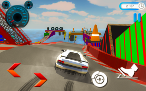 ücretsiz yarış aşırı araba stunts screenshot 4