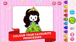 Princess Coloring Book Games screenshot 2