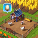 Happy Town Farm: เกมทำฟาร์มฟรี Icon