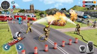 Firefighter :Fire Brigade Game screenshot 1