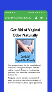 Get Rid Of Vaginal Odor Naturally screenshot 1