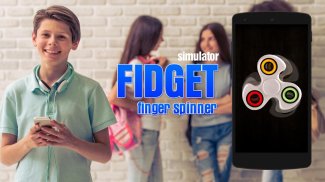 Fidget dedo spinner simulador screenshot 0