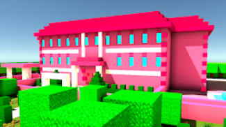 Pink mansion for minecraft screenshot 2
