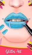 Lip Art Lipstick Makeup Beauty screenshot 1