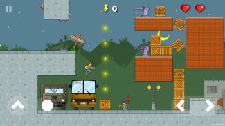 High Voltage 2D — Robots Attack Battle Platformer screenshot 8