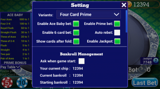 Poker Four Card screenshot 0