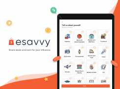 eSavvy - Share, Influence, Make money online 🛍️💸 screenshot 10