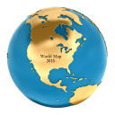 Weltkarte (World Map) Icon