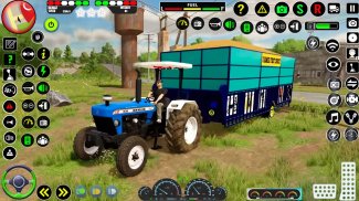 gerçek tarım traktör kargo sürücü simülatör screenshot 7