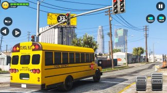 City School Bus Driving Sim:3D screenshot 2