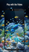 Fish On Screen 3D Wallpaper screenshot 5
