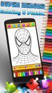 Super Heroes Coloring Book & Puzzle screenshot 4