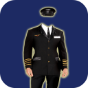 Pilot Suit Photo Frame Maker Icon