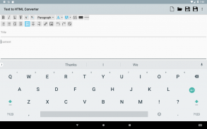 Text to HTML Converter screenshot 3