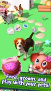 Hungry Pet Mania - Match 3 Gems Game screenshot 1