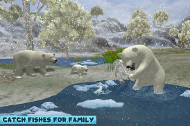 Sobrevivência da Família Urso Polar jogo de urso screenshot 5