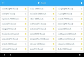 VOX Compact Spanish Dictionary & Thesaurus screenshot 15