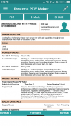 Resume PDF Maker / CV Builder screenshot 8
