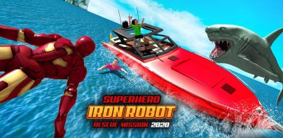 Superhero Iron Robot Rescue Mi