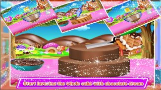 Chocolate Cosmetic Box Cake Maker - Makeup Kit screenshot 1