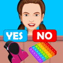 yes or no challenge fidget trading game