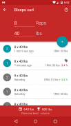 Redy Gym Log, Exercise Tracker screenshot 5