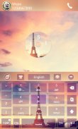 In paris GO Keyboard Theme screenshot 3