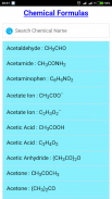 Chemical Formulas screenshot 1